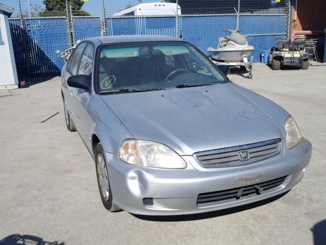 2HGEJ6616YH596875 - 2000 HONDA CIVIC BASE 银色 照片 1