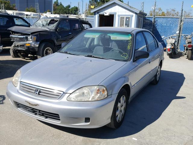 2HGEJ6616YH596875 - 2000 HONDA CIVIC BASE 银色 照片 2