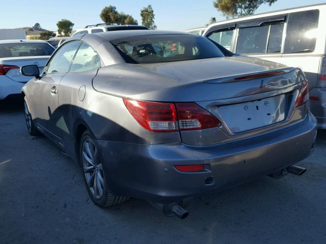 JTHFF2C21F2532791 - 2015 LEXUS IS 250 GRAY photo 3