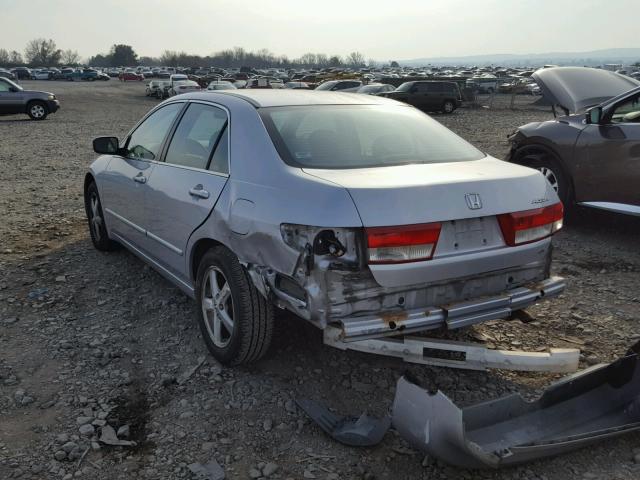 1HGCM56734A140421 - 2004 HONDA ACCORD EX SILVER photo 3