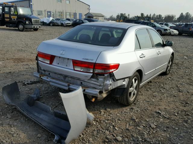 1HGCM56734A140421 - 2004 HONDA ACCORD EX SILVER photo 4