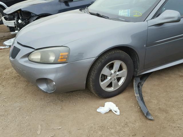 2G2WP552181100030 - 2008 PONTIAC GRAND PRIX Сұр фото 9