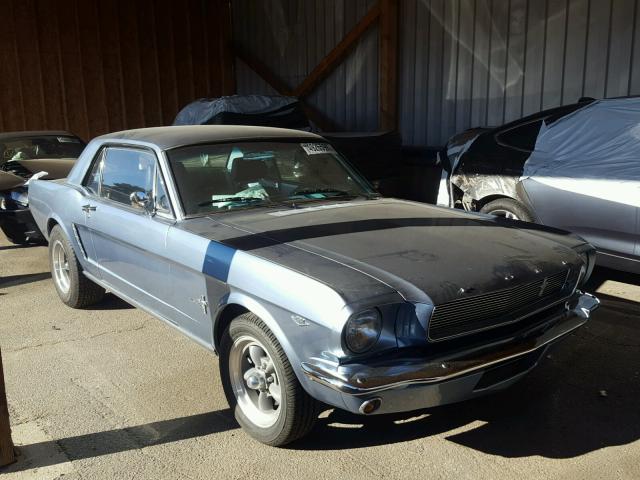 6F07T255088 - 1966 FORD MUSTANG BLUE photo 1