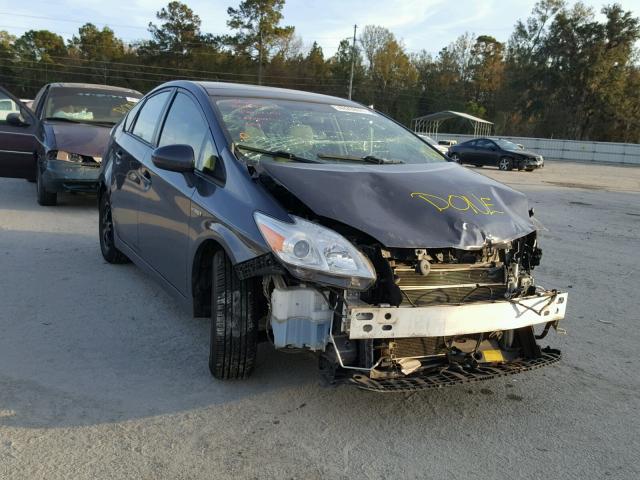 JTDKN3DU4D1697178 - 2013 TOYOTA PRIUS GRAY photo 1