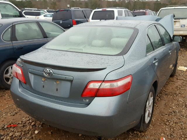 4T4BE46K09R132547 - 2009 TOYOTA CAMRY BASE TEAL photo 4