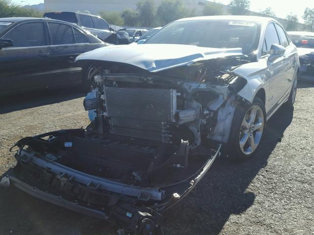 3FA6P0LU6ER397098 - 2014 FORD FUSION SE SILVER photo 2