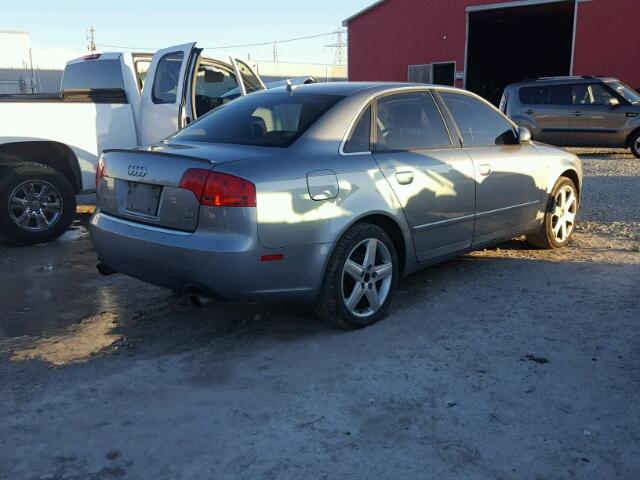 WAUDG68E46A000356 - 2006 AUDI A4 3.2 QUA GRAY photo 4