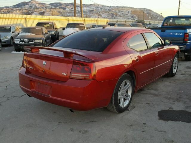 2B3KA53H06H210981 - 2006 DODGE CHARGER R/ RED photo 4