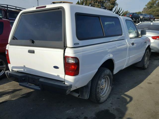 1FTYR10D53PB74398 - 2003 FORD RANGER WHITE photo 4