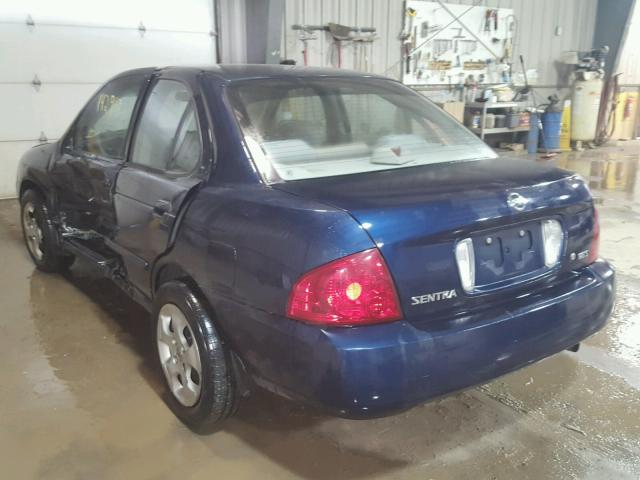 3N1CB51D26L516753 - 2006 NISSAN SENTRA 1.8 BLUE photo 3