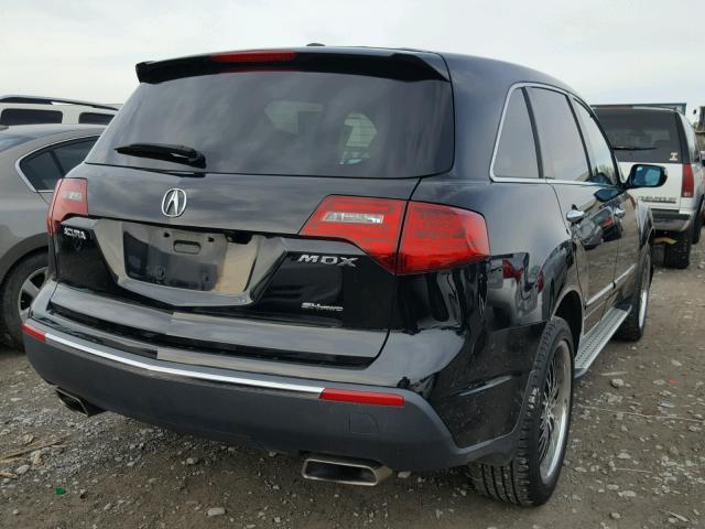 2HNYD2H50BH537351 - 2011 ACURA MDX ADVANC BLACK photo 4