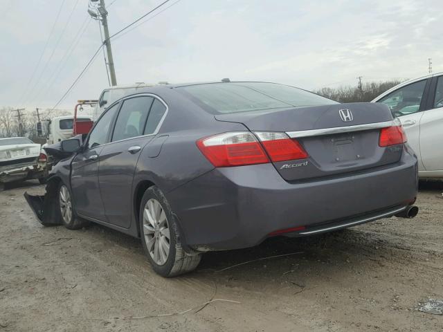 1HGCR2F81EA238079 - 2014 HONDA ACCORD EXL CHARCOAL photo 3