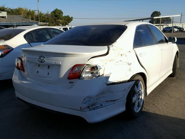 4T1BE46K39U854573 - 2009 TOYOTA CAMRY BASE WHITE photo 4