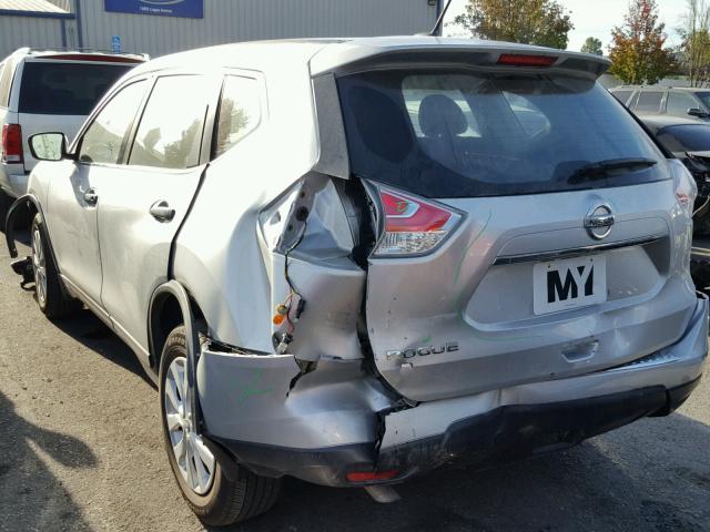 JN8AT2MT6GW006408 - 2016 NISSAN ROGUE S SILVER photo 3