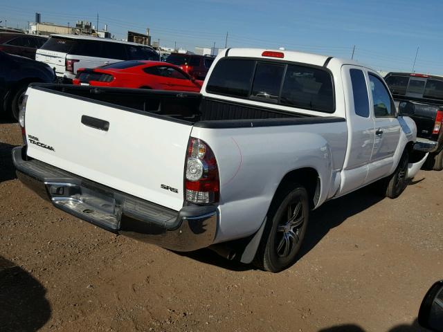 5TETX22N09Z623712 - 2009 TOYOTA TACOMA ACC WHITE photo 4