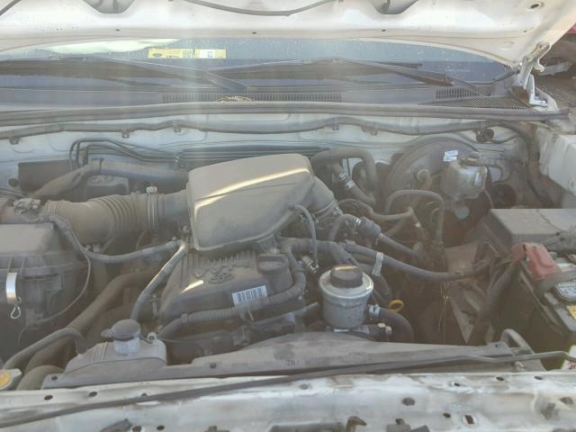 5TETX22N09Z623712 - 2009 TOYOTA TACOMA ACC WHITE photo 7