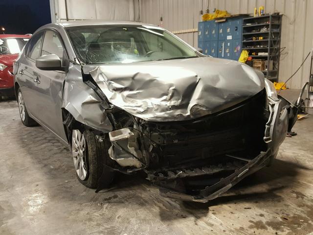 3N1AB7AP1DL769668 - 2013 NISSAN SENTRA S GRAY photo 1