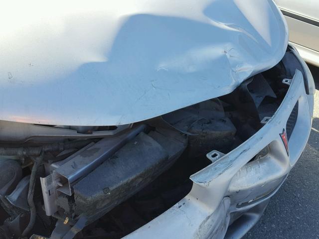 1G2WP52K6YF154775 - 2000 PONTIAC GRAND PRIX SILVER photo 9
