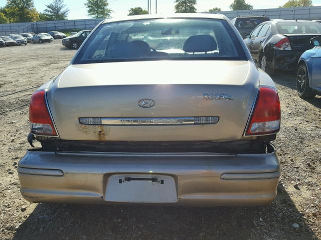 KMHFU45E93A250227 - 2003 HYUNDAI XG 350 GOLD photo 9