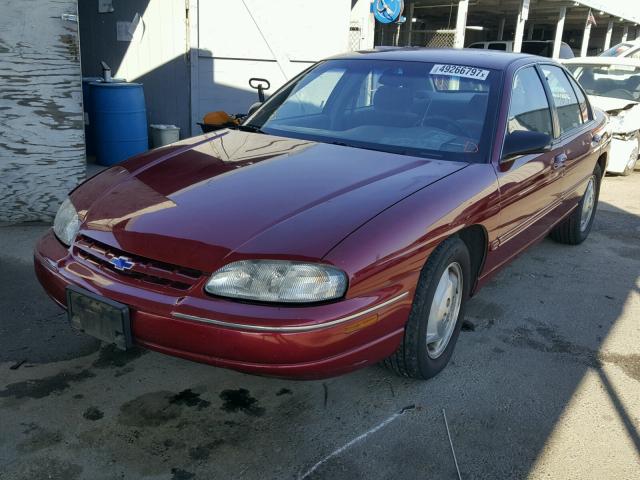 2G1WL52M6S9344903 - 1995 CHEVROLET LUMINA BURGUNDY photo 2