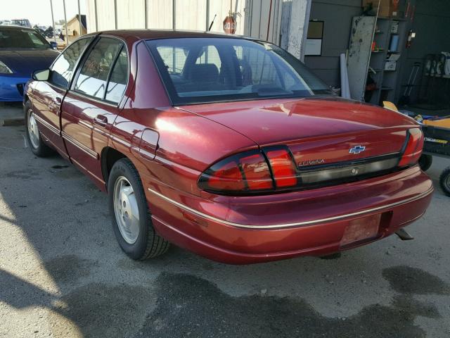 2G1WL52M6S9344903 - 1995 CHEVROLET LUMINA BURGUNDY photo 3