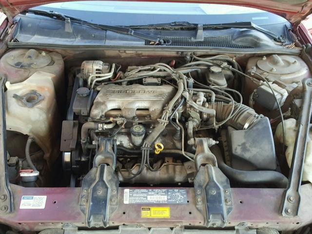 2G1WL52M6S9344903 - 1995 CHEVROLET LUMINA BURGUNDY photo 7