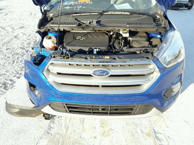 1FMCU0GD1HUC92638 - 2017 FORD ESCAPE SE BLUE photo 7