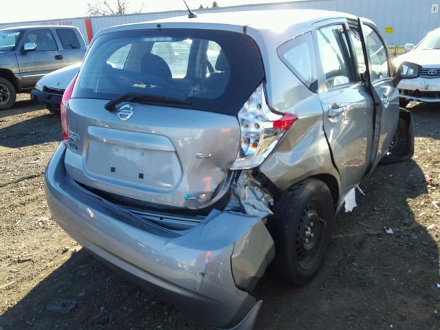 3N1CE2CP3FL440327 - 2015 NISSAN VERSA NOTE SILVER photo 4