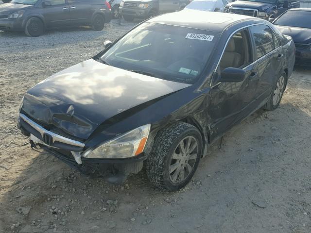 1HGCM66556A030879 - 2006 HONDA ACCORD EX BLACK photo 2