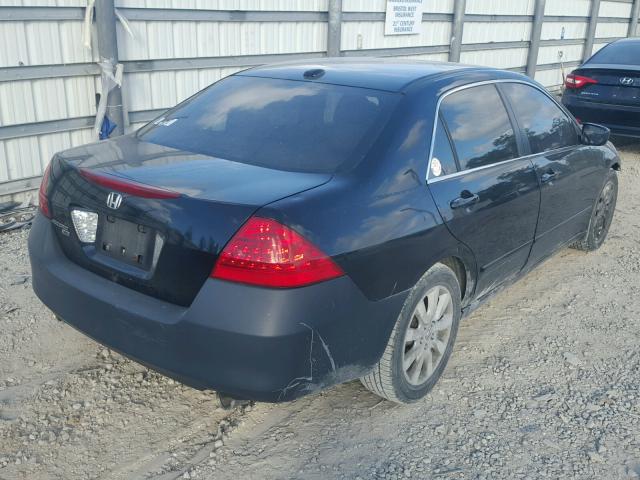 1HGCM66556A030879 - 2006 HONDA ACCORD EX BLACK photo 4