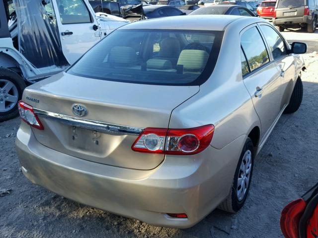 5YFBU4EE8CP056965 - 2012 TOYOTA COROLLA BA GOLD photo 4