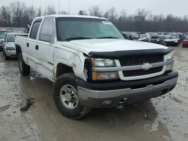 1GCGK13U13F129895 - 2003 CHEVROLET SILVERADO WHITE photo 1