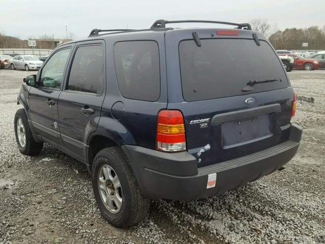 1FMYU931X3KC97816 - 2003 FORD ESCAPE XLT BLUE photo 3