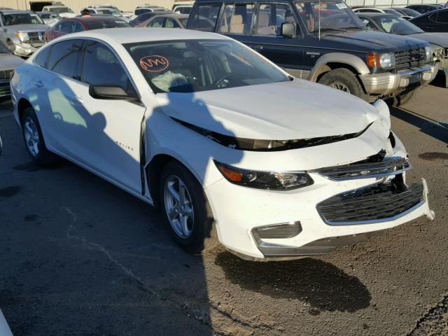 1G1ZB5ST1GF258257 - 2016 CHEVROLET MALIBU LS WHITE photo 1