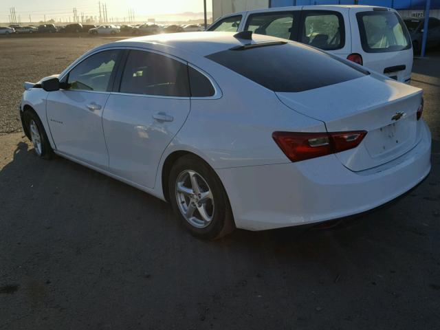 1G1ZB5ST1GF258257 - 2016 CHEVROLET MALIBU LS WHITE photo 3