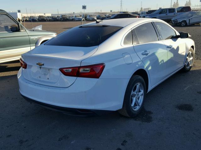 1G1ZB5ST1GF258257 - 2016 CHEVROLET MALIBU LS WHITE photo 4