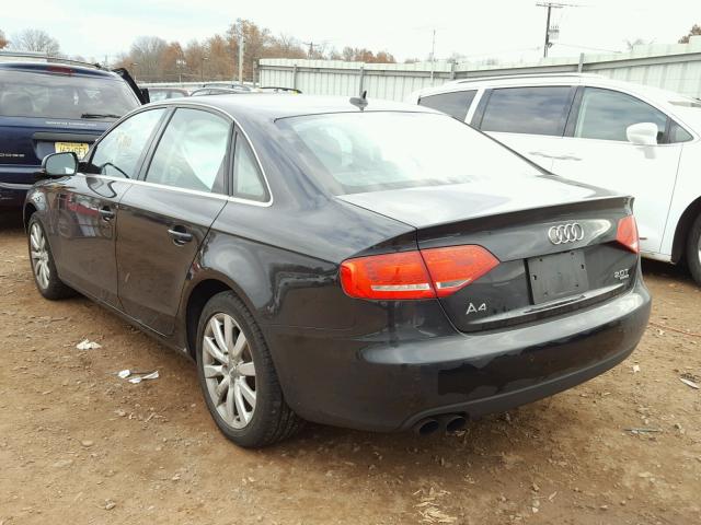 WAUFFAFL4BA082258 - 2011 AUDI A4 PREMIUM BLACK photo 3