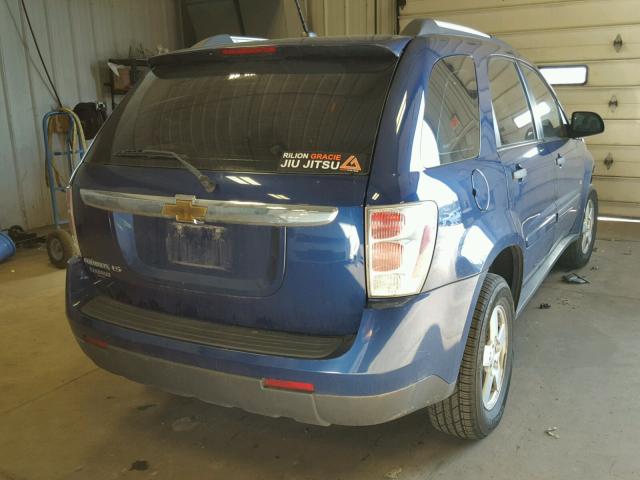 2CNDL13F786016435 - 2008 CHEVROLET EQUINOX LS BLUE photo 4