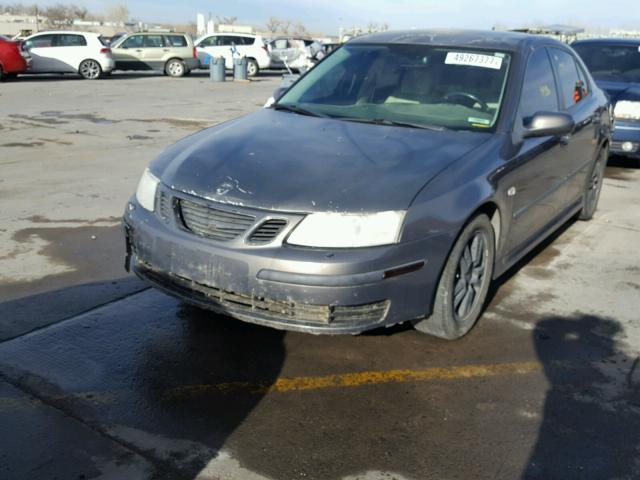 YS3FD49Y061139510 - 2006 SAAB 9-3 BASE GRAY photo 2