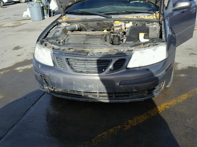 YS3FD49Y061139510 - 2006 SAAB 9-3 BASE GRAY photo 7