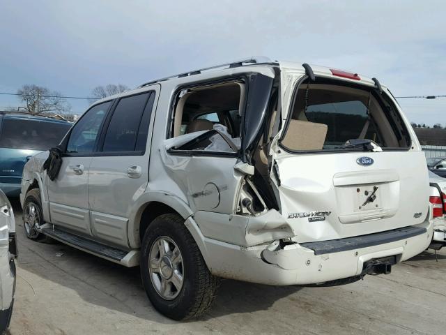 1FMFU19546LA87892 - 2006 FORD EXPEDITION WHITE photo 3