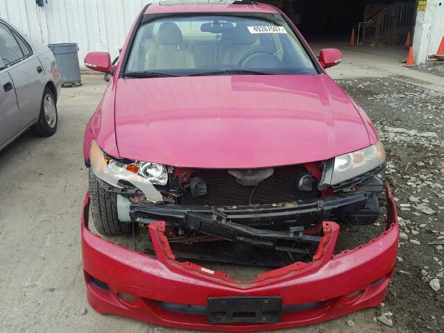 JH4CL96846C009036 - 2006 ACURA TSX RED photo 9