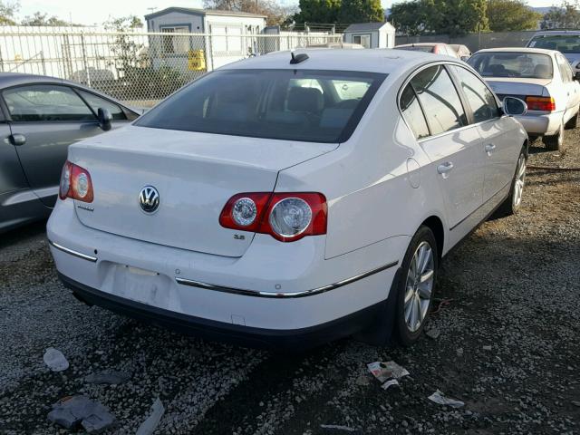 WVWCU73C86P143567 - 2006 VOLKSWAGEN PASSAT 3.6 WHITE photo 4