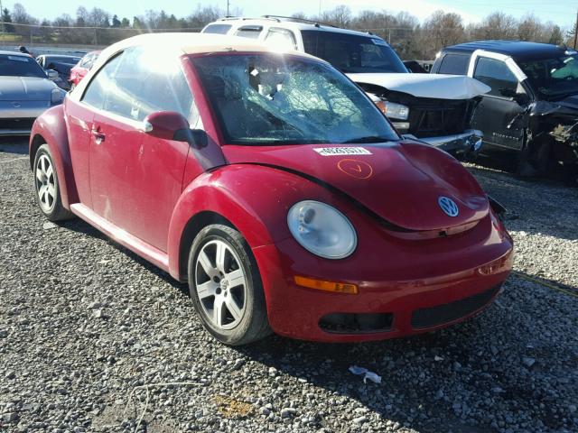 3VWRF31Y86M326644 - 2006 VOLKSWAGEN NEW BEETLE RED photo 1