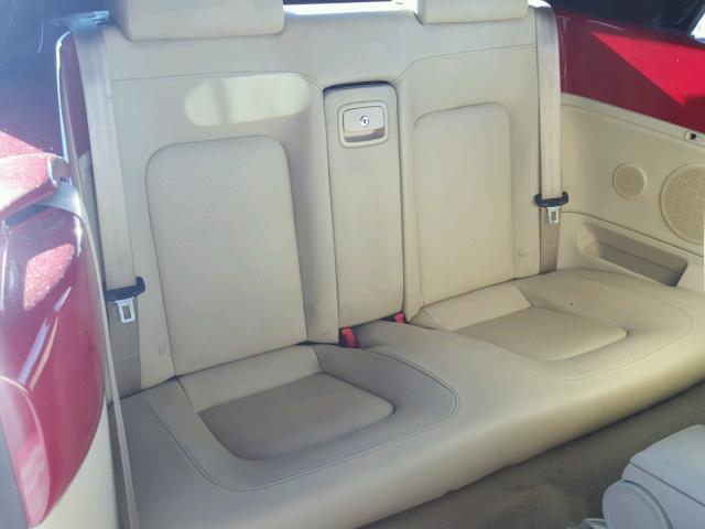 3VWRF31Y86M326644 - 2006 VOLKSWAGEN NEW BEETLE 红色 照片 6