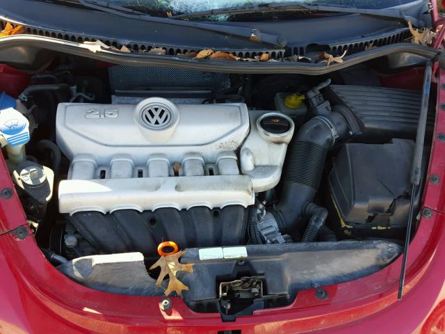 3VWRF31Y86M326644 - 2006 VOLKSWAGEN NEW BEETLE 红色 照片 7