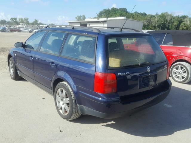 WVWLH63B01E005953 - 2001 VOLKSWAGEN PASSAT GLX 蓝色 照片 3