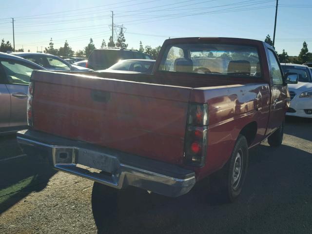 1N6SD11S5VC409648 - 1997 NISSAN TRUCK BASE RED photo 4