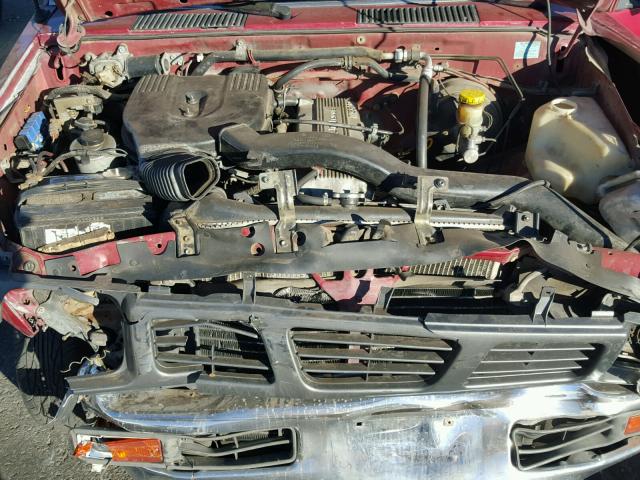 1N6SD11S5VC409648 - 1997 NISSAN TRUCK BASE RED photo 7