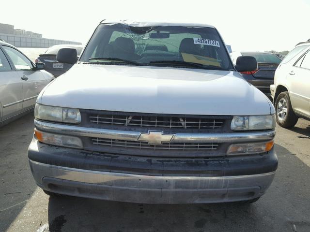 1GCEC14V01Z298782 - 2001 CHEVROLET SILVERADO WHITE photo 9